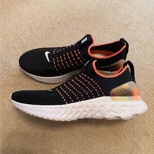 Nike Black and Orange Running Shoes